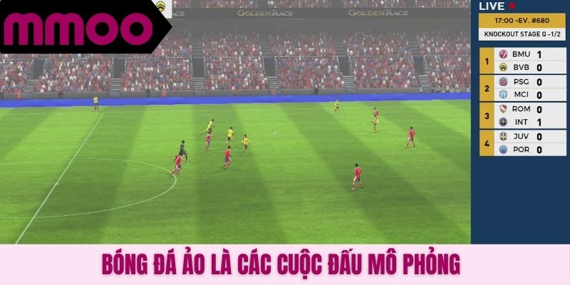 Bóng đá ảo là các cuộc đấu mô phỏng