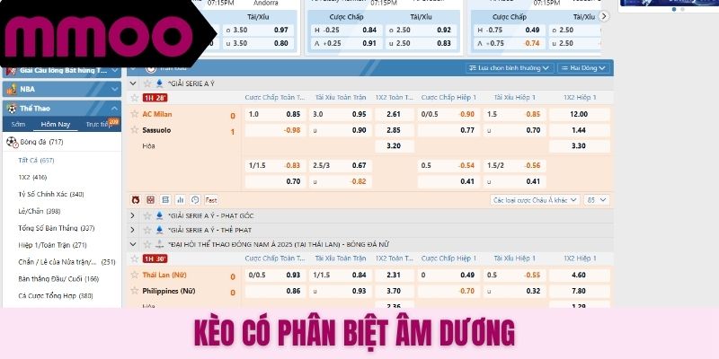 Kèo có phân biệt âm dương