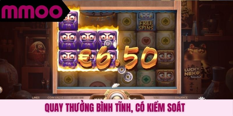 Quay thưởng bình tĩnh, có kiểm soát